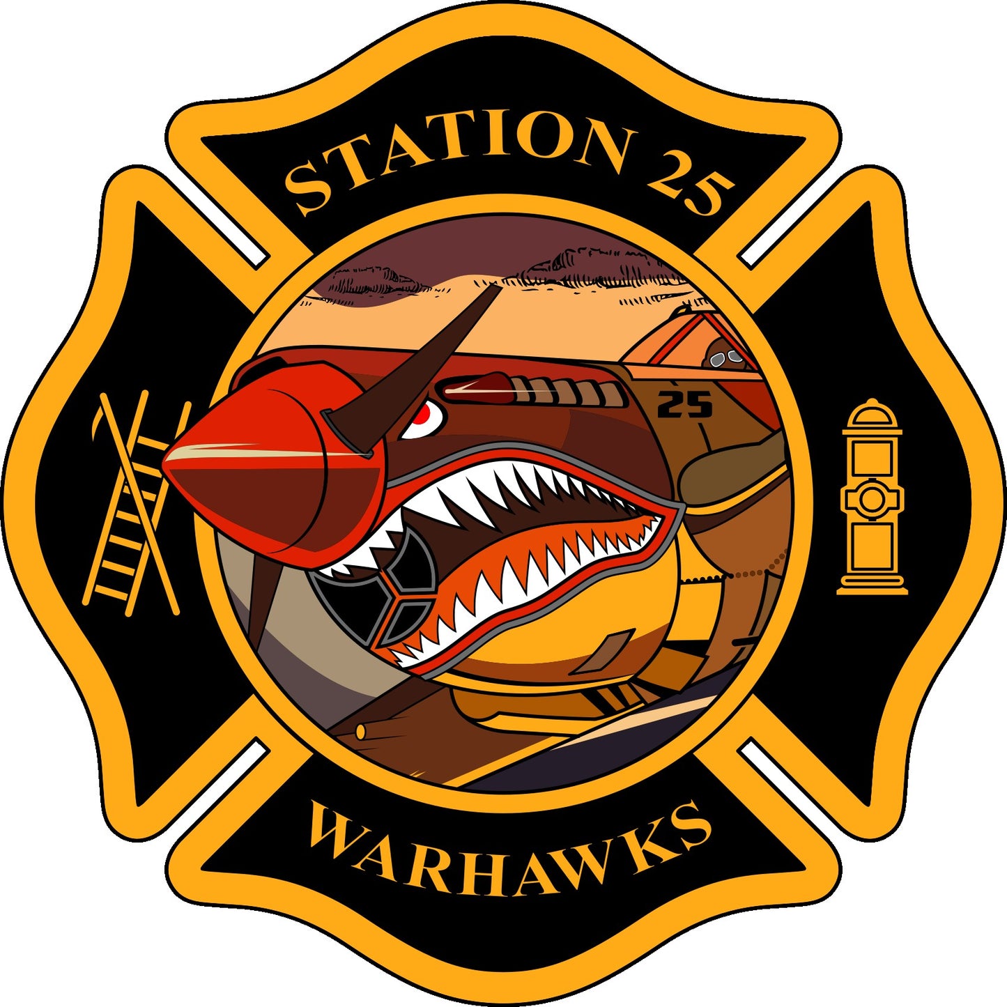 Station 25 Logo Shirt On Duty