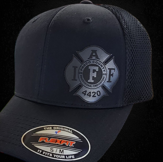 IAFF Hat Black on Black